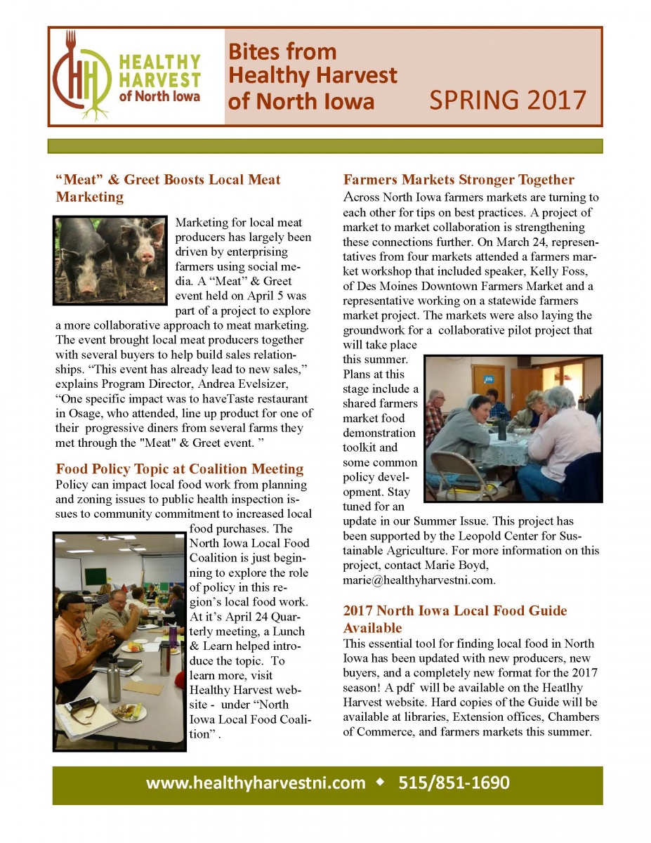 Spring_2017_page_1 - Healthy Harvest Of North Iowa