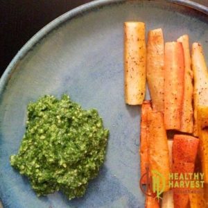 Carrot Top Pesto