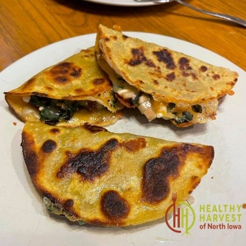 Swiss Chard Quesadillas - Healthy Harvest of North Iowa