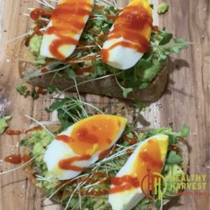 Avo Toast with Jammy Egg