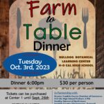 Food & Friends Farm to Table dinner