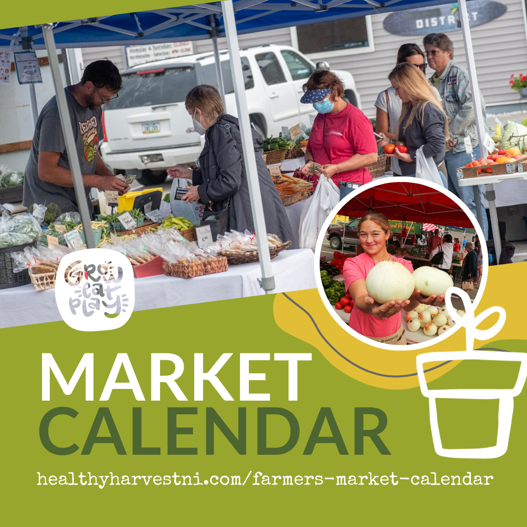 Farmers Market Calendar Healthy Harvest of North Iowa Locally Grown