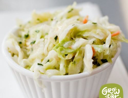 Kohlrabi and Savoy Cabbage Slaw