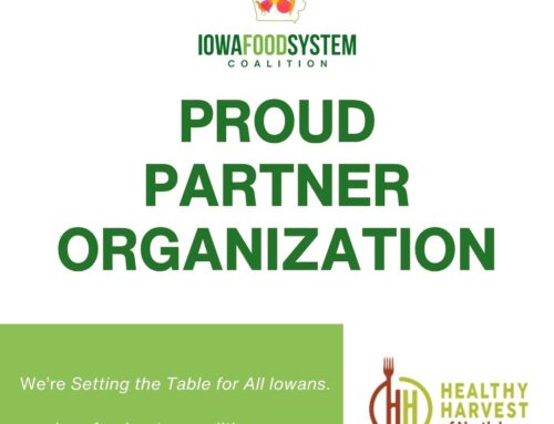 Press Release: Healthy Harvest of North Iowa Joins Iowa Food System Coalition in Setting the Table for All Iowans